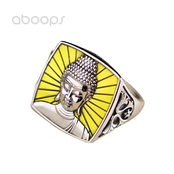 Ethnic 925 Sterling Silver Enamel Buddha Hollow Ring for Men Women Adjustable Free Shipping
Ethnic 925 Sterling Silver Enamel Buddha Hollow Ring for Men Women Adjustable Free Shipping