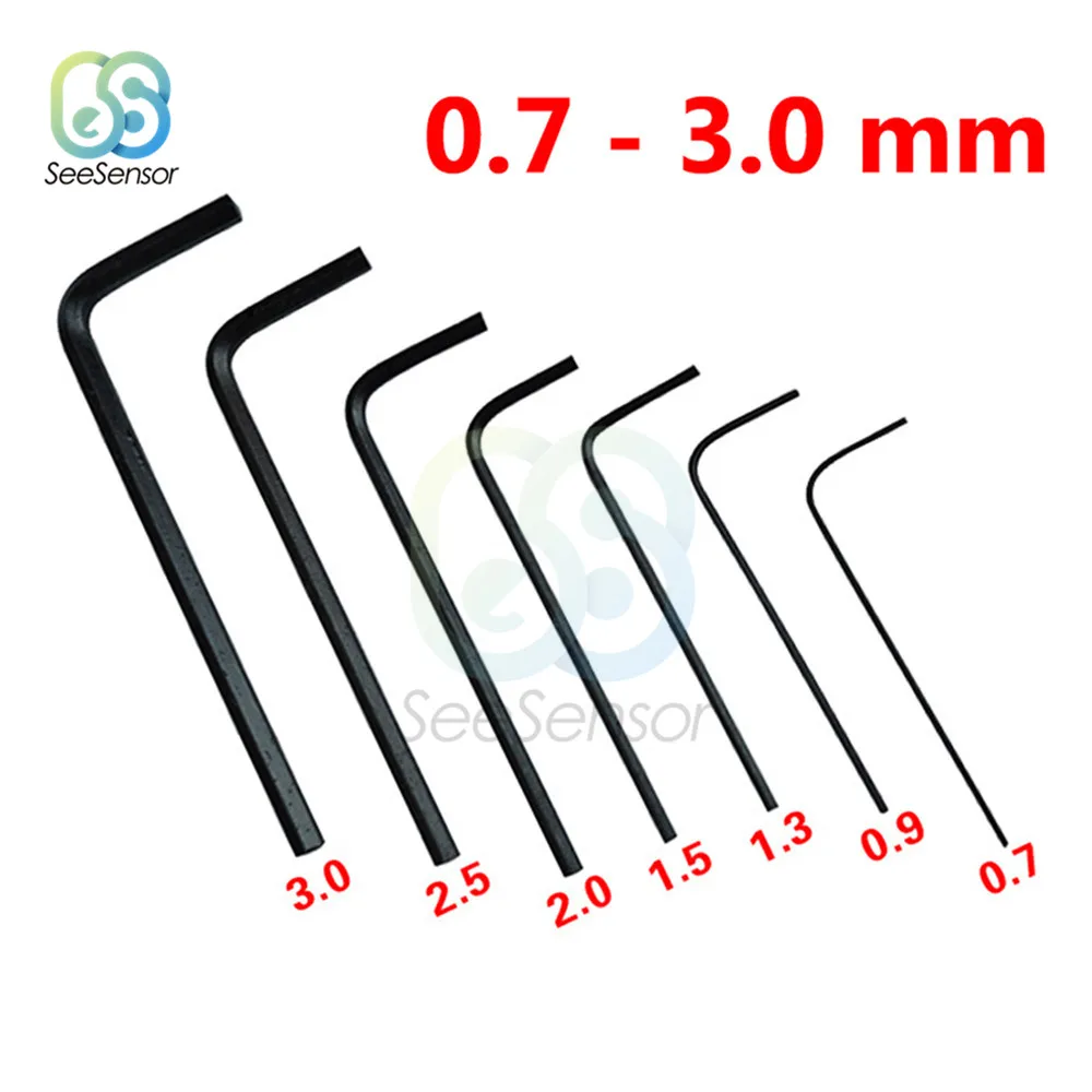 7Pcs Hexagon Wrench Set Alloy Steel Hex Allen Key Screwdriver High Toughness for Electrical Home Appliances Maintenance 0.7~3mm
7Pcs Hexagon Wrench Set Alloy Steel Hex Allen Key Screwdriver High Toughness for Electrical Home Appliances Maintenance 0.7~3mm