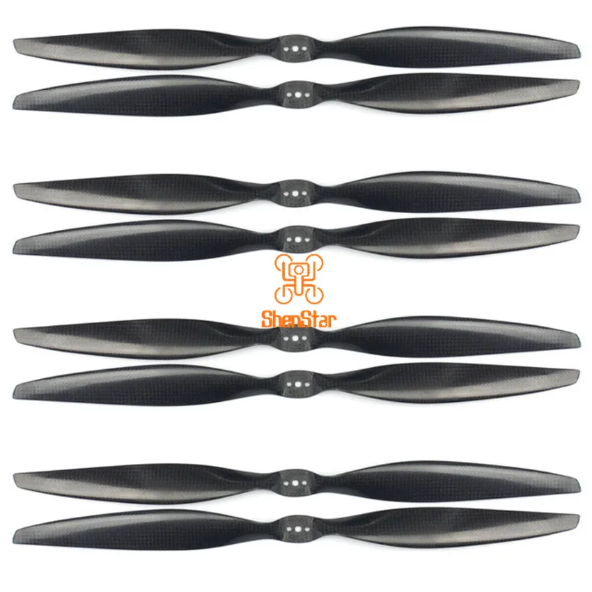 1pack of 4Pairs 1575 3K Carbon Fiber Propellers CW CCW 15x7.5 CF Props for DIY Multicopter Quadcopter 15inch Parts
1pack of 4Pairs 1575 3K Carbon Fiber Propellers CW CCW 15x7.5 CF Props for DIY Multicopter Quadcopter 15inch Parts