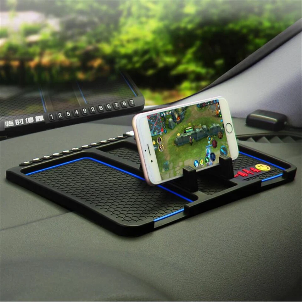 Car Ornament Silicone 360 Rotating Phone Holder Non-Slip Mat Automobile Dashboard Adjustable Angle Sticky Pad For GPS Navigation
Car Ornament Silicone 360 Rotating Phone Holder Non-Slip Mat Automobile Dashboard Adjustable Angle Sticky Pad For GPS Navigation