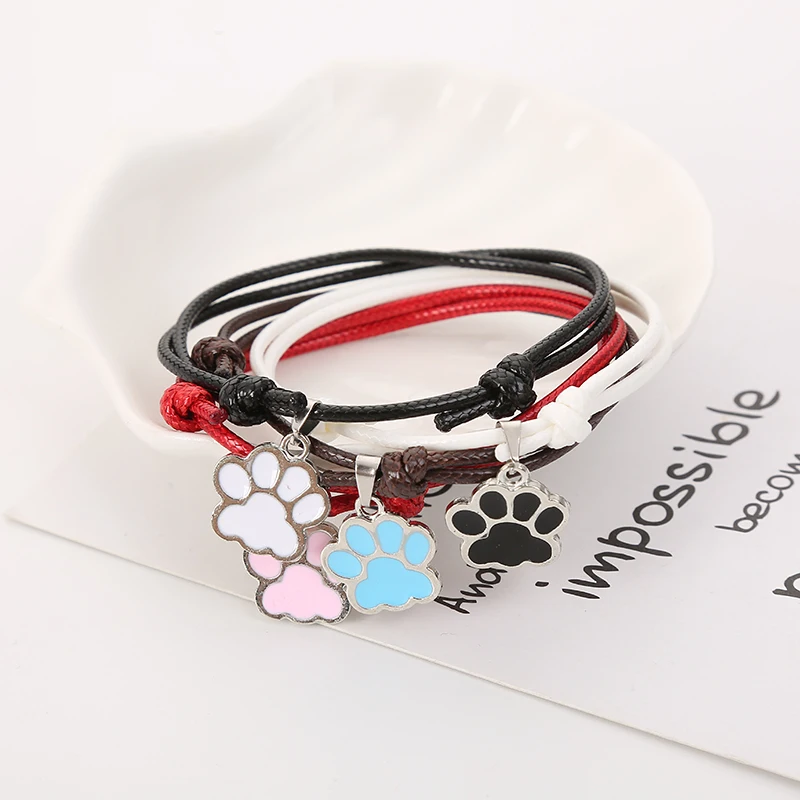 Htzzy 2 PCs/set Couple Bracelet for Women and Men Creative Footprint Charm Bracelets Fashion Paired Bracelets Gifts for Lovers
Htzzy 2 PCs/set Couple Bracelet for Women and Men Creative Footprint Charm Bracelets Fashion Paired Bracelets Gifts for Lovers