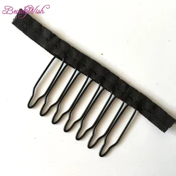 BeautyWish Black lace Wig clips Steel tooth Polyester durable cloth wig combs for hairpiece caps wig Accessories tools 10-500pc
BeautyWish Black lace Wig clips Steel tooth Polyester durable cloth wig combs for hairpiece caps wig Accessories tools 10-500pc