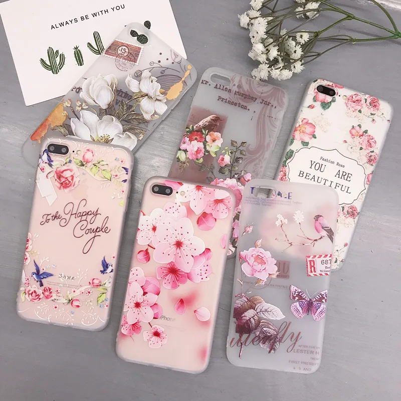 Case For iPhone X XS MAX XR 7 8 6s 6 Floral Silicone Letter Flower Cover For iPhone 7 plus 5s se 5
Case For iPhone X XS MAX XR 7 8 6s 6 Floral Silicone Letter Flower Cover For iPhone 7 plus 5s se 5