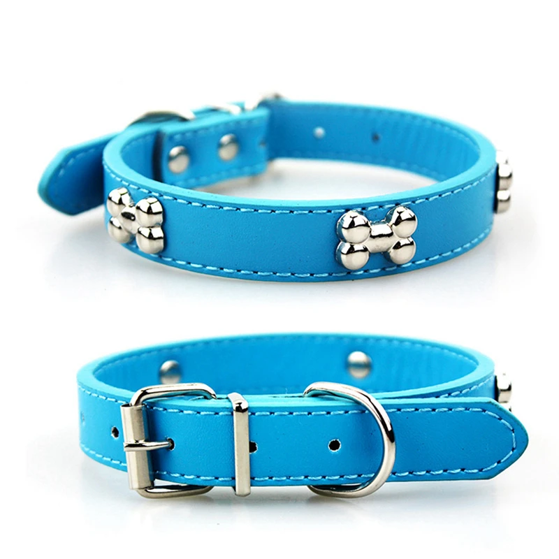 Dog Collar Dogness Leather Solid Breakaway Dog Collars For Small Dogs Puppy Leash Collars For Meium Large Dog Products (4)