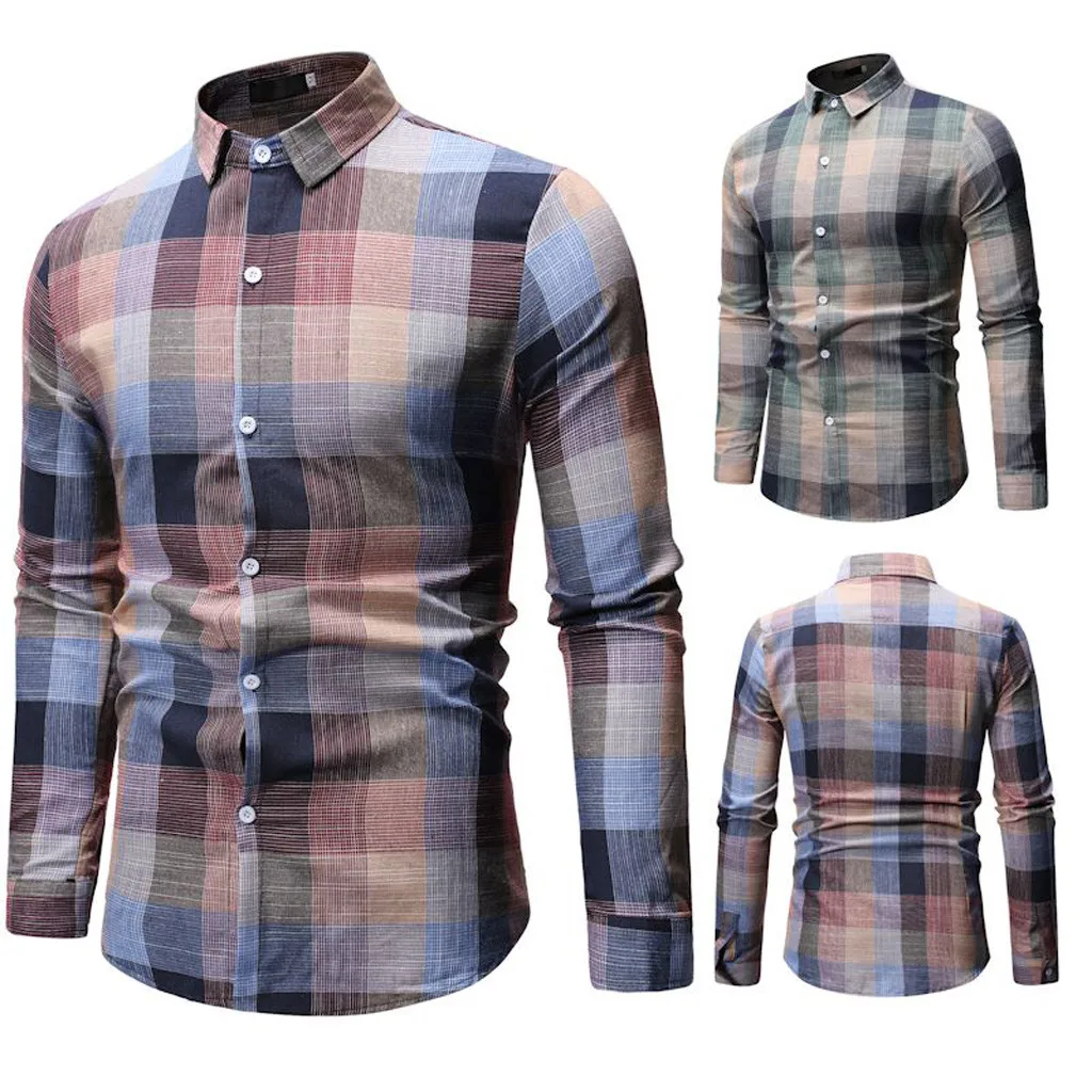 2019 summer ISHOWTIENDA new style Fashion Men's Summer Casual Plaid Button Sleeve Shirt Top Blouse comfortable high quality sale
2019 summer ISHOWTIENDA new style Fashion Men's Summer Casual Plaid Button Sleeve Shirt Top Blouse comfortable high quality sale