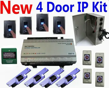 4 Door Access Controller Fingerprint Biometric Kit with Access Panel+4 pcs of 3,000 Fingerprint/card+Strike Lock+UPS Power+Firen
4 Door Access Controller Fingerprint Biometric Kit with Access Panel+4 pcs of 3,000 Fingerprint/card+Strike Lock+UPS Power+Firen