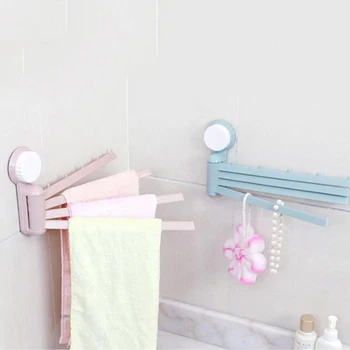 Swivel 180 Degree Bathroom Kitchen Rotating Rack Strong Suction Towel Rail Storage Shelf Wall Removable Towel Bar
Swivel 180 Degree Bathroom Kitchen Rotating Rack Strong Suction Towel Rail Storage Shelf Wall Removable Towel Bar
