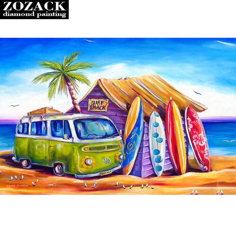 Zozack Full Square Drill 5D DIY Diamond Painting Cartoon " Bus&Sandy Beach" 3D Diamond Embroidery Cross Stitch Mosaic Rhinestone
Zozack Full Square Drill 5D DIY Diamond Painting Cartoon " Bus&Sandy Beach" 3D Diamond Embroidery Cross Stitch Mosaic Rhinestone