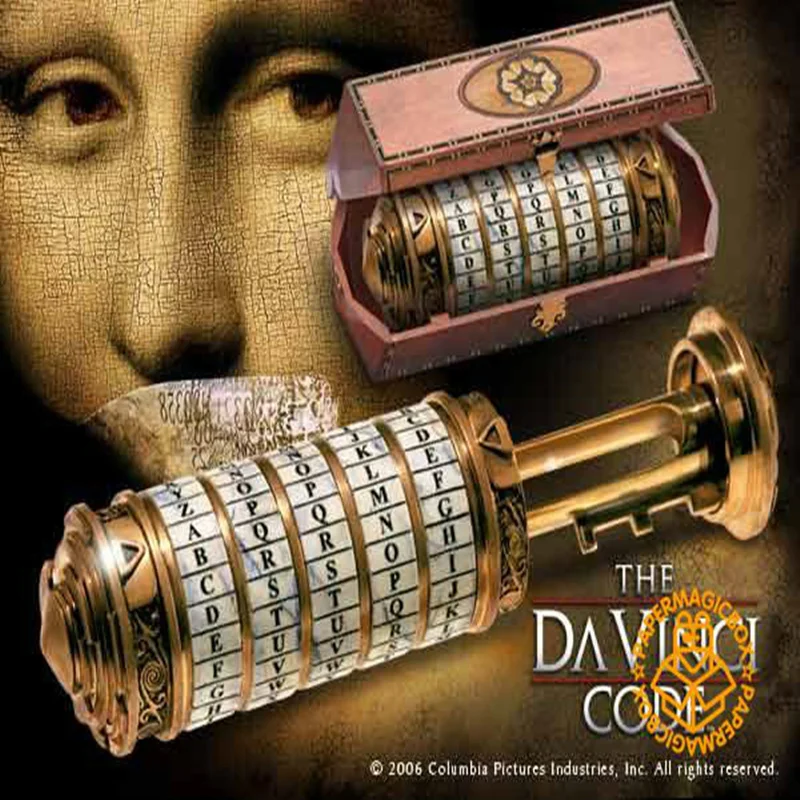 Da Vinci Code lock 5 alphabetic code lock chamber tank top props storage box real game Room Escape pro Party prop Takagism game
Da Vinci Code lock 5 alphabetic code lock chamber tank top props storage box real game Room Escape pro Party prop Takagism game