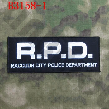 Embroidery patch Umbrella Corporation Raccoon Police Department R.P.D. Back Of The Body B3158
Embroidery patch Umbrella Corporation Raccoon Police Department R.P.D. Back Of The Body B3158