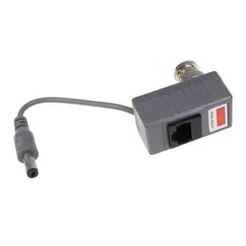 10pcs/lot CCTV Coax BNC Video Power Balun Transceiver to CAT5e CAT6 RJ45 Connector
10pcs/lot CCTV Coax BNC Video Power Balun Transceiver to CAT5e CAT6 RJ45 Connector