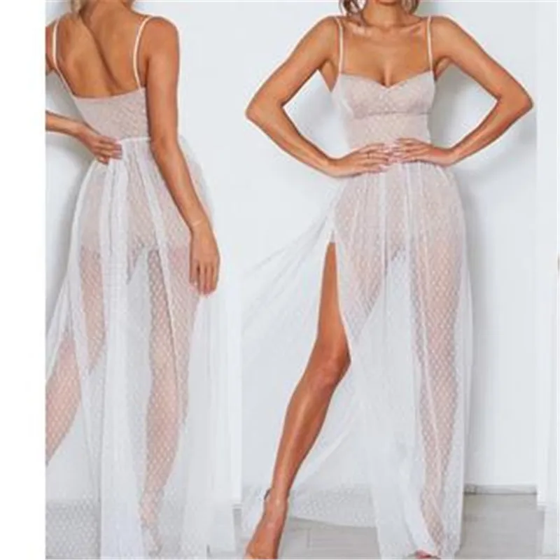 2019 Summer Womens Boho Mesh Polka Dots Cover up Dress Sundress Beach Dress Female Strappy Mesh Sheer Swimwear Sea Side Holiday
2019 Summer Womens Boho Mesh Polka Dots Cover up Dress Sundress Beach Dress Female Strappy Mesh Sheer Swimwear Sea Side Holiday