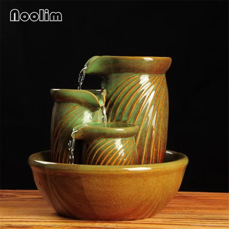 Chinese Ceramic Water Fountains Home Decoration Feng Shui Wheel Home Office Tabletop Water Fountain Figurines Decor Ornaments
Chinese Ceramic Water Fountains Home Decoration Feng Shui Wheel Home Office Tabletop Water Fountain Figurines Decor Ornaments