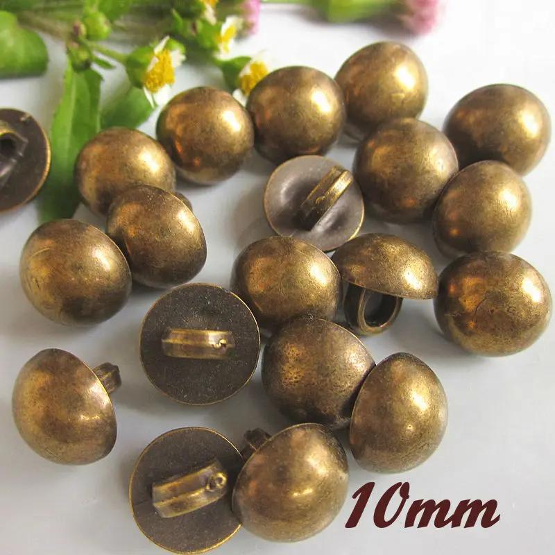 100pcs 10mm shank Bronze mushroom shirt buttons sweater cardigan children sewing supplies Diy decorative accessories
100pcs 10mm shank Bronze mushroom shirt buttons sweater cardigan children sewing supplies Diy decorative accessories