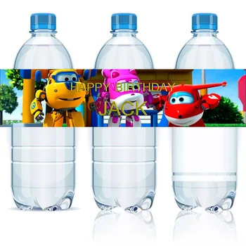 Personalized Super Wings Water Bottle Labels, Wrappers,Baby Shower, Superman Birthday Party Decorations Kids,Party Supplies
Personalized Super Wings Water Bottle Labels, Wrappers,Baby Shower, Superman Birthday Party Decorations Kids,Party Supplies