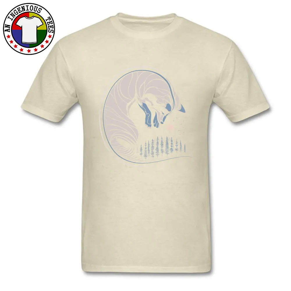 Chasing Its Tail O-Neck Top T-shirts Thanksgiving Day Tees Short Sleeve Hot Sale 100% Cotton comfortable Sweatshirts Unique Men Chasing Its Tail beige