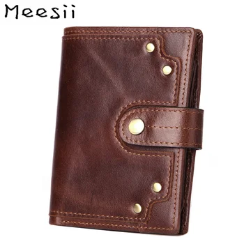 Messii Men Genuine Leather Wallet Fashion Hasp Bifold Money Clip Business Wallet with Coin Pocket Short Photo& Purse
Messii Men Genuine Leather Wallet Fashion Hasp Bifold Money Clip Business Wallet with Coin Pocket Short Photo& Purse