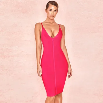2019 Dress Sexy Celebrity Spaghetti Strap Backless V Neck Women Hollow Out Night Club Pink Body con Party Dresses Wholesale
2019 Dress Sexy Celebrity Spaghetti Strap Backless V Neck Women Hollow Out Night Club Pink Body con Party Dresses Wholesale