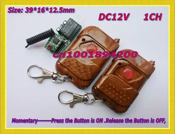 Mini wireless switch Pin receiver Board with remote control 12V1CH MomentaryNon-Latched/Latched Max Load 250V 3A 39*16*12.5mm
Mini wireless switch Pin receiver Board with remote control 12V1CH MomentaryNon-Latched/Latched Max Load 250V 3A 39*16*12.5mm