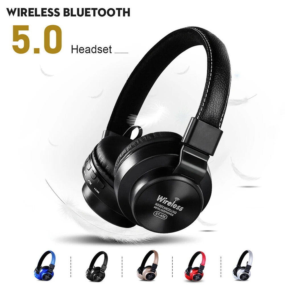 Foldable Wireless Bluetooth 5.0 Headphone Over-Ear Stereo Sport Headset Gaming Noise Reduce Earphone Earbuds TF Card
Foldable Wireless Bluetooth 5.0 Headphone Over-Ear Stereo Sport Headset Gaming Noise Reduce Earphone Earbuds TF Card