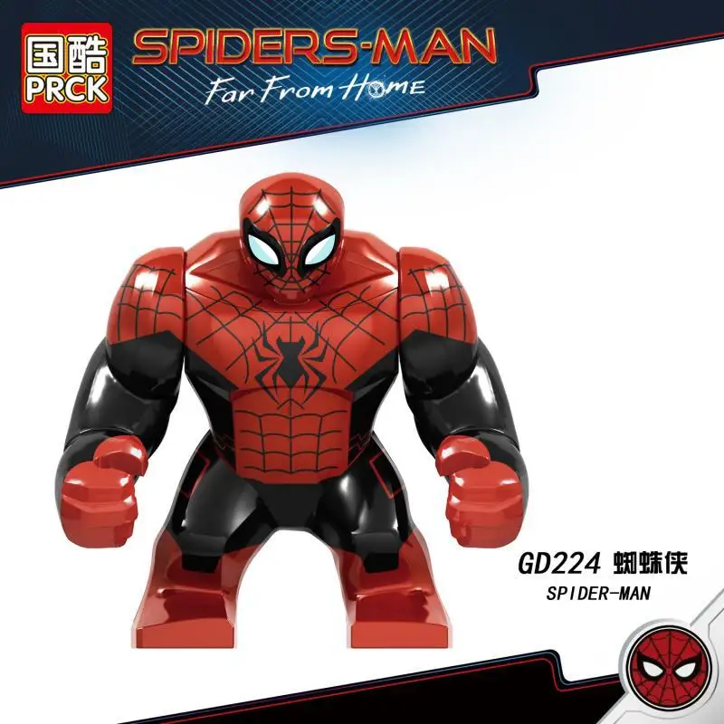 singleMarvel Big Size Spiderman In Steel Armor Iron Man Thanos Infinity Gauntlet Killer Croc Korg Avengers Figure Blocks Toys
singleMarvel Big Size Spiderman In Steel Armor Iron Man Thanos Infinity Gauntlet Killer Croc Korg Avengers Figure Blocks Toys