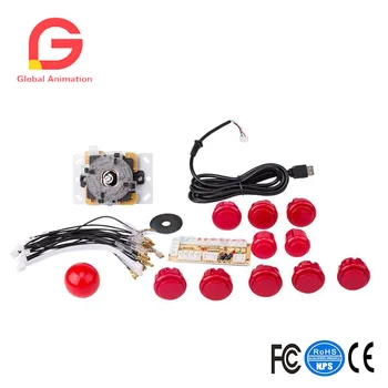 Arcade Joystick DIY Kit USB Encoder To PC Arcade Copy Sanwa Joystick Push Button
Arcade Joystick DIY Kit USB Encoder To PC Arcade Copy Sanwa Joystick Push Button