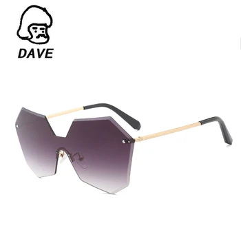 DAVE Rimless Sunglasses Women Original Brand Designer Oversized Sun Glasses Female Gradient Metal Frame Integrated Sunglasses
DAVE Rimless Sunglasses Women Original Brand Designer Oversized Sun Glasses Female Gradient Metal Frame Integrated Sunglasses