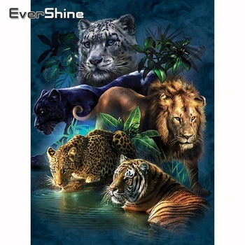 Evershine 5D Diamond Embroidery Tiger Diamond Mosaic Animal Full Square Round Drill Diamond Painting Crystal Cross Stitch Kit
Evershine 5D Diamond Embroidery Tiger Diamond Mosaic Animal Full Square Round Drill Diamond Painting Crystal Cross Stitch Kit