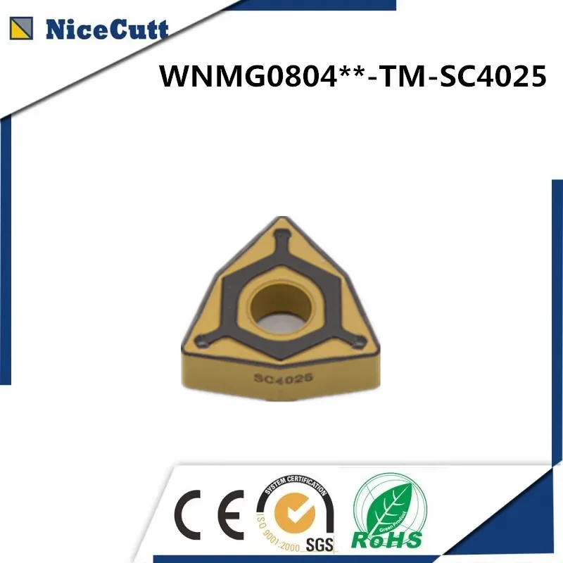 NiceCutt tungsten carbide lathe turning insert WNMG080404(08)-TM 10pcs for STEEL lathe tool holders
NiceCutt tungsten carbide lathe turning insert WNMG080404(08)-TM 10pcs for STEEL lathe tool holders