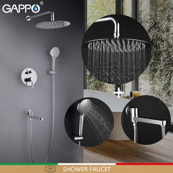 GAPPO shower faucets big bathroom bath shower head set mixer bathroom waterfall rain shower panel bath faucet tap
GAPPO shower faucets big bathroom bath shower head set mixer bathroom waterfall rain shower panel bath faucet tap