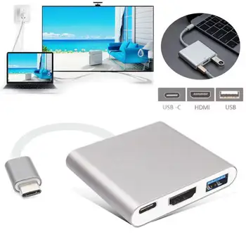 Good Sale New Type C USB 3.1 to USB-C 4K HDMI USB3.0 Adapter 3 in 1 Hub For Apple Macbook Apr 10
Good Sale New Type C USB 3.1 to USB-C 4K HDMI USB3.0 Adapter 3 in 1 Hub For Apple Macbook Apr 10