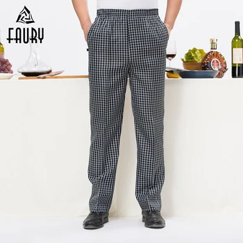 Chef Work Pants Men Elastic Waist Trousers Restaurant Hotel Kitchen Cafe Bar Cook Wear Clothes Waiter Overalls Long Pants
Chef Work Pants Men Elastic Waist Trousers Restaurant Hotel Kitchen Cafe Bar Cook Wear Clothes Waiter Overalls Long Pants