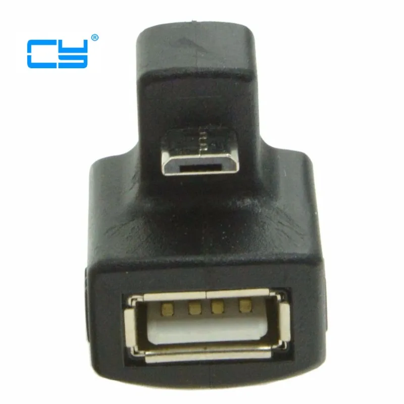180 Degree Up & Down Right Angled V8 Micro USB OTG to USB 2.0 Female Extension Adapter connector for Tablet
180 Degree Up & Down Right Angled V8 Micro USB OTG to USB 2.0 Female Extension Adapter connector for Tablet