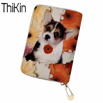 THIKIN Women Card Holder Corgi Dog Print Female Passport Cover PU Leather Credit Card Holder Lady Girls Travel Purses& Wallets
THIKIN Women Card Holder Corgi Dog Print Female Passport Cover PU Leather Credit Card Holder Lady Girls Travel Purses& Wallets