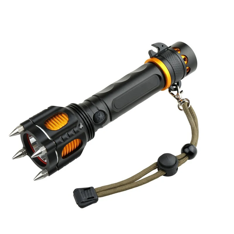 Self-defense multifunctional anti-rape self-defense tactical flashlight LED rechargeable outdoors security equipment
Self-defense multifunctional anti-rape self-defense tactical flashlight LED rechargeable outdoors security equipment