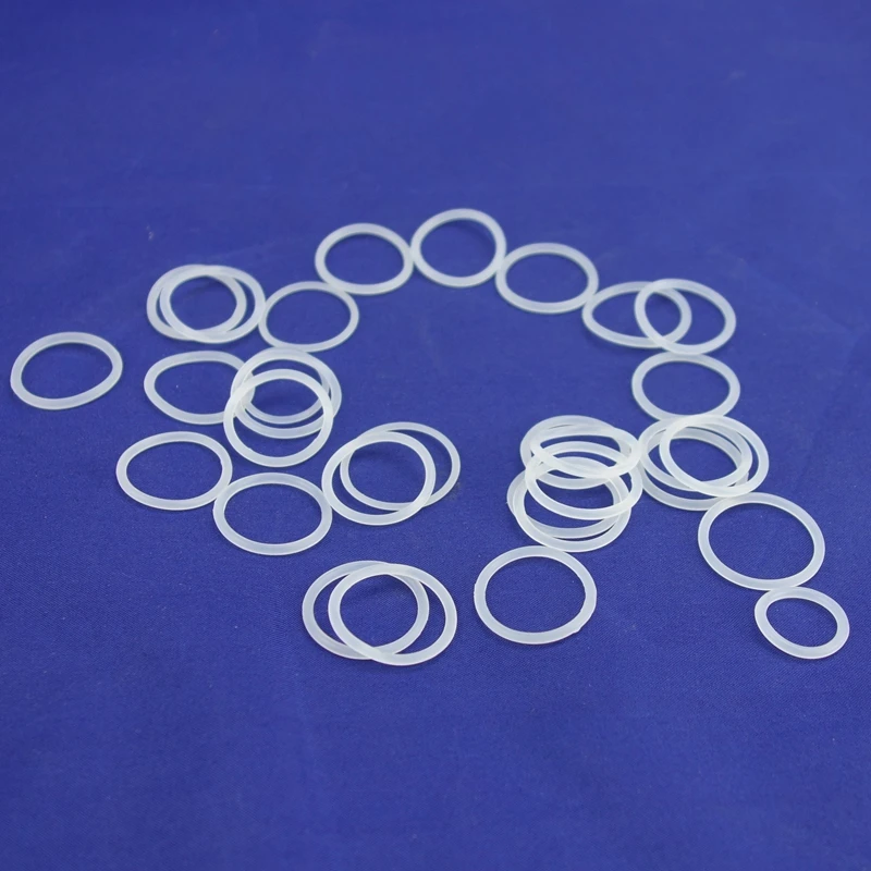 White Food Grade Silicon Rubber O-Ring Seals Washer Cross Section 1.9mm OD 5-48mm
White Food Grade Silicon Rubber O-Ring Seals Washer Cross Section 1.9mm OD 5-48mm