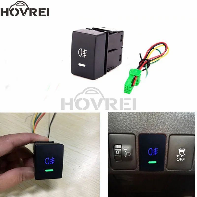 Car Rear Fog Light Switch Back Fog Light Lamp Button Fog Tail Light Switch for Honda Jazz civic jade XRV CRV
Car Rear Fog Light Switch Back Fog Light Lamp Button Fog Tail Light Switch for Honda Jazz civic jade XRV CRV