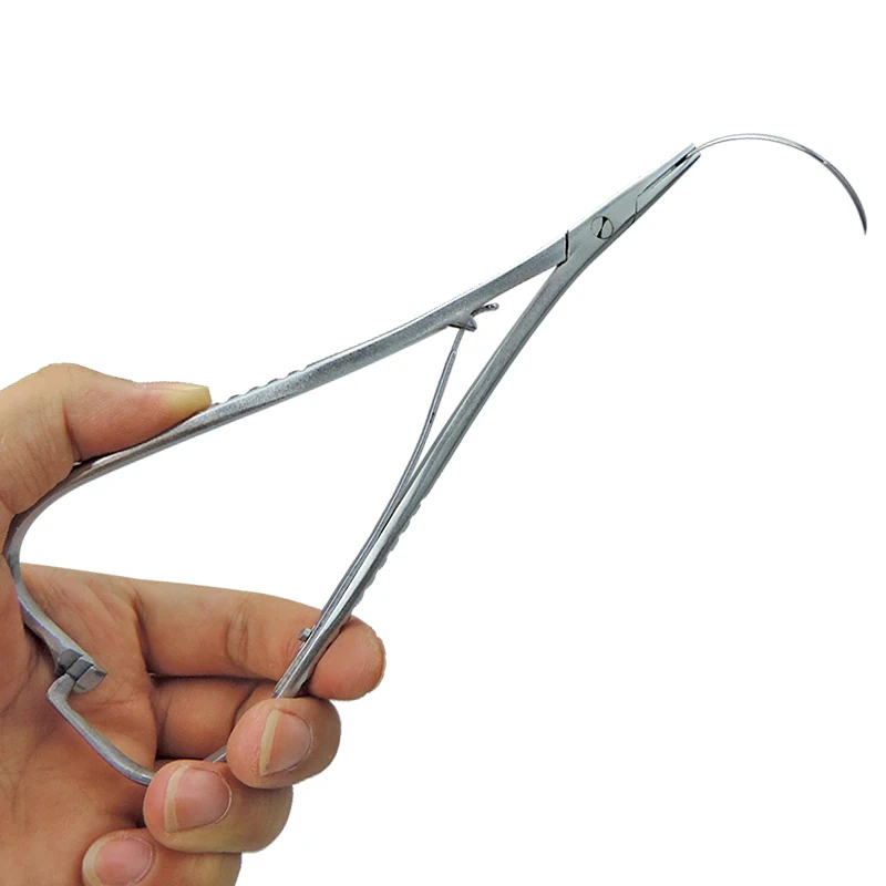 Stainless Steel Needle Clamp Suture Needle Holder For Animal Veterinary Instruments Free Shipping #xm1468
Stainless Steel Needle Clamp Suture Needle Holder For Animal Veterinary Instruments Free Shipping #xm1468