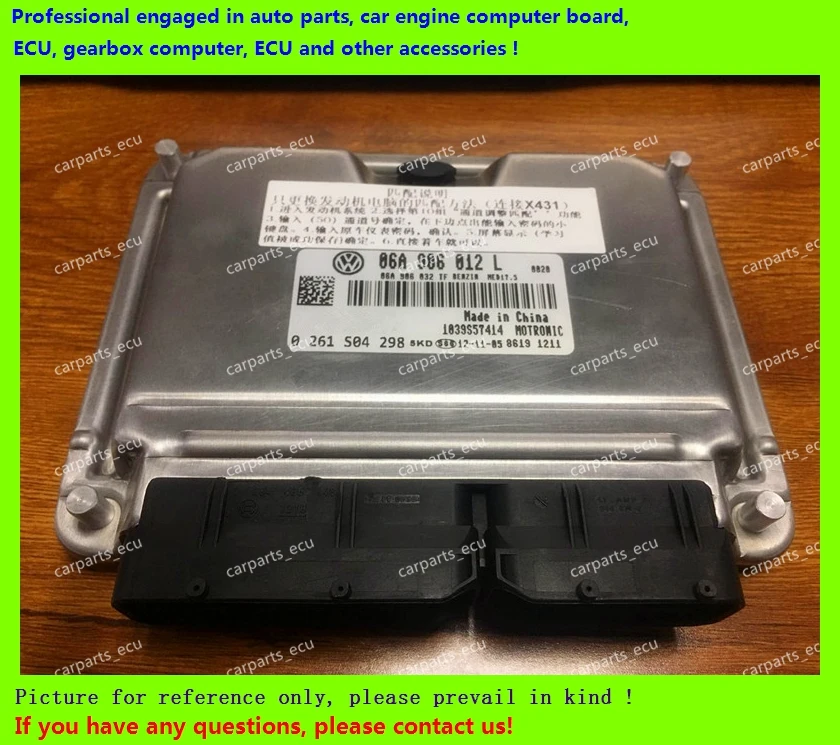 For Volkswagen Touran car engine computer board/Electronic Control Unit/06A906012L 0261S04298
For Volkswagen Touran car engine computer board/Electronic Control Unit/06A906012L 0261S04298