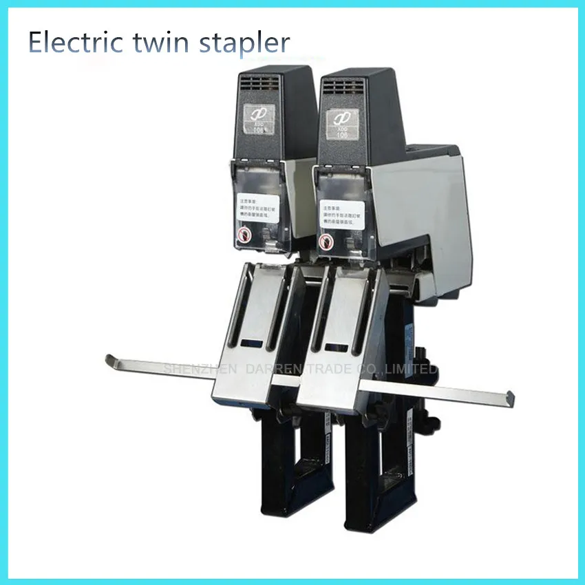 Electric Auto Rapid Stapler Binder machine book binding machine Heavy Duty Electric Flat and Saddle Stapler twin Stapler