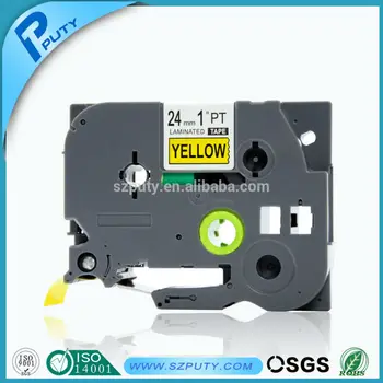 10 packs 24mm TZe-S651 Black on Yellow TZ-S651 compatible label tapes for EZ label printers
10 packs 24mm TZe-S651 Black on Yellow TZ-S651 compatible label tapes for EZ label printers