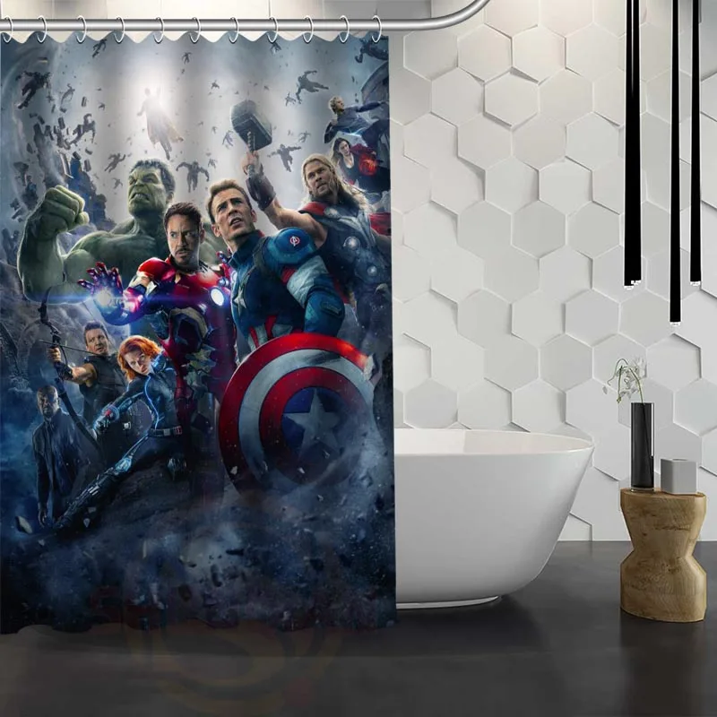 Custom Avengers Marvel Hero Shower Curtain Waterproof Fabric Shower Curtain for Bathroom WJY1.17
Custom Avengers Marvel Hero Shower Curtain Waterproof Fabric Shower Curtain for Bathroom WJY1.17