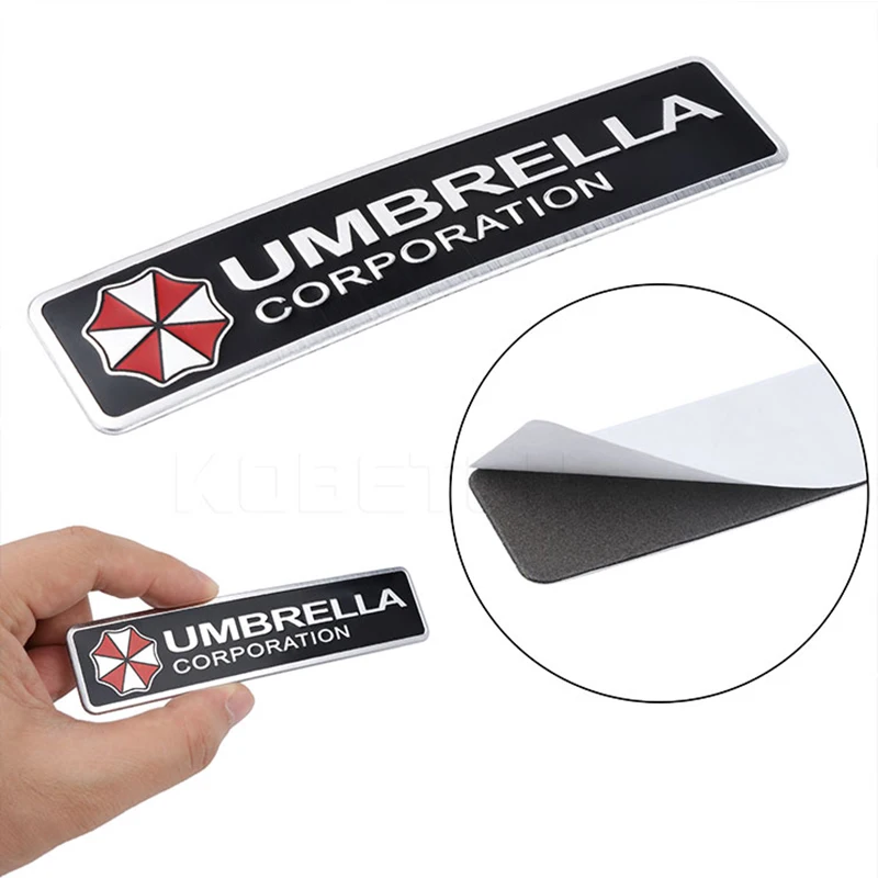 Автомобильные наклейки типа зонтика 3D алюминиевый стикер на автомобиль