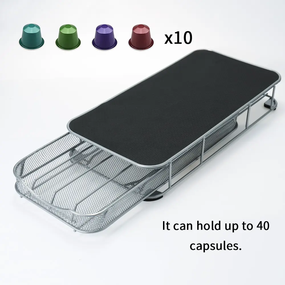 40pcs Coffee Pod Holder Stand Coffee Capsule Coffee Pod Holder Tower Stand Rack Storage Metal Shelve Drawer
40pcs Coffee Pod Holder Stand Coffee Capsule Coffee Pod Holder Tower Stand Rack Storage Metal Shelve Drawer