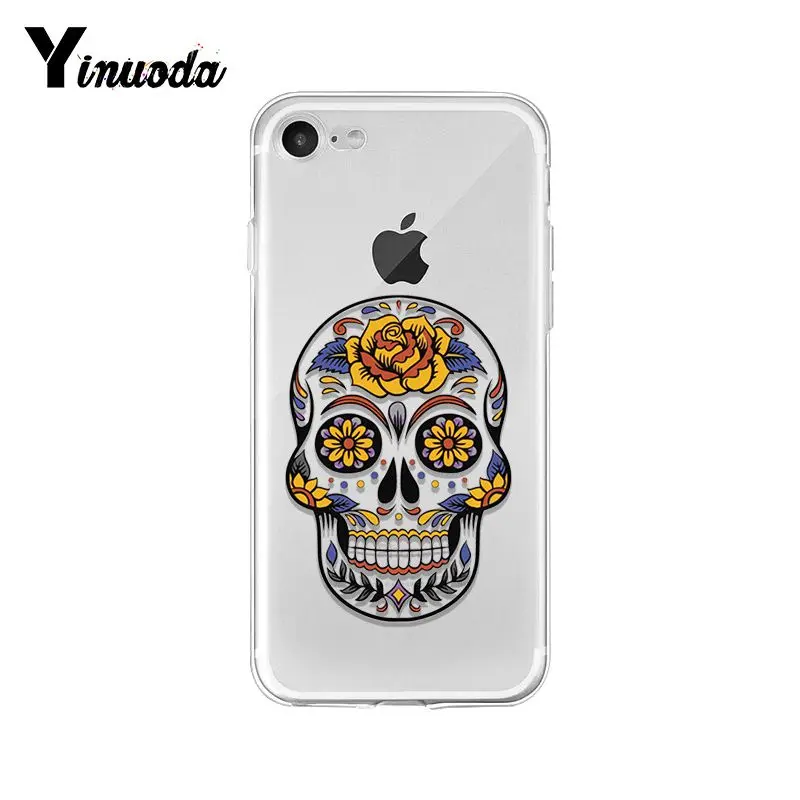 Fashion Retro Style Flower Skull