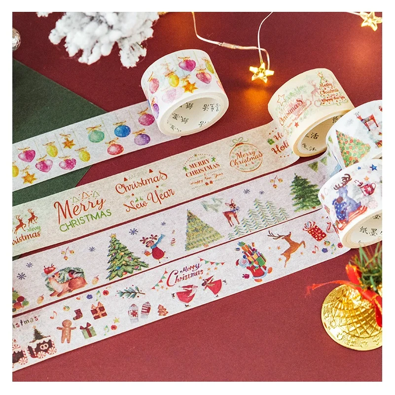 3cm*5m Christmas Tree Elk Deer Washi Tape Decorative Adhesive Tape DIY Scrapbooking Sticker Label
3cm*5m Christmas Tree Elk Deer Washi Tape Decorative Adhesive Tape DIY Scrapbooking Sticker Label
