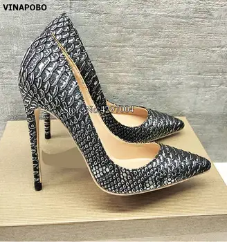 Vinapobo Women High Heels Pumps Wedding Shoes Sexy Snake Patter Print Pointed Toe Stiletto Ladies Nightclub Shoes Plus Size 43
Vinapobo Women High Heels Pumps Wedding Shoes Sexy Snake Patter Print Pointed Toe Stiletto Ladies Nightclub Shoes Plus Size 43
