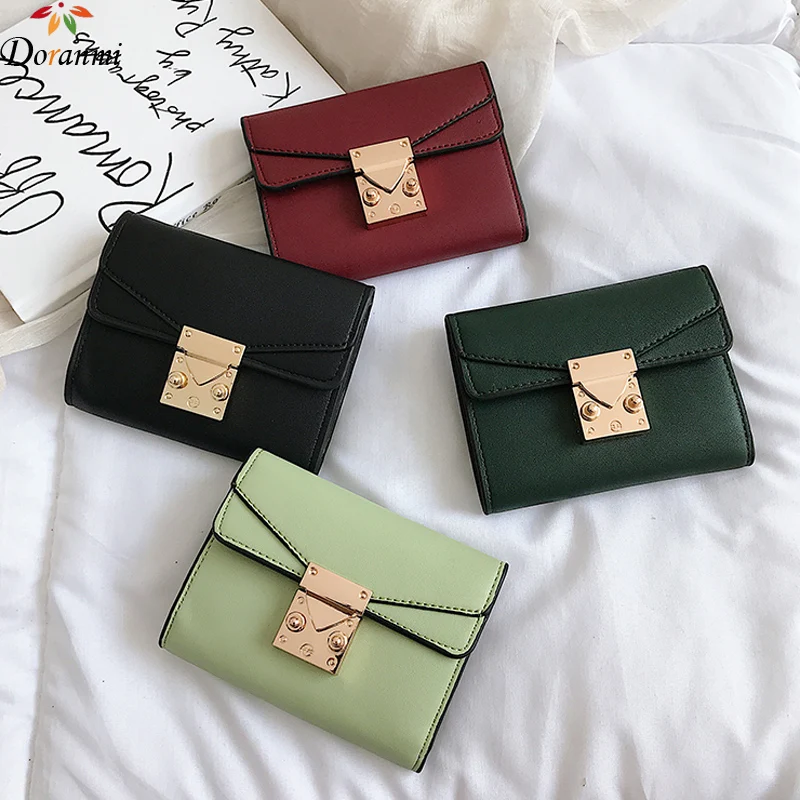 DORANMI Short Purse Bag For Women 2019 Small Wallet Female Leather Wallets Female Card Holder Folding Short Wallets Purse DJB770
DORANMI Short Purse Bag For Women 2019 Small Wallet Female Leather Wallets Female Card Holder Folding Short Wallets Purse DJB770