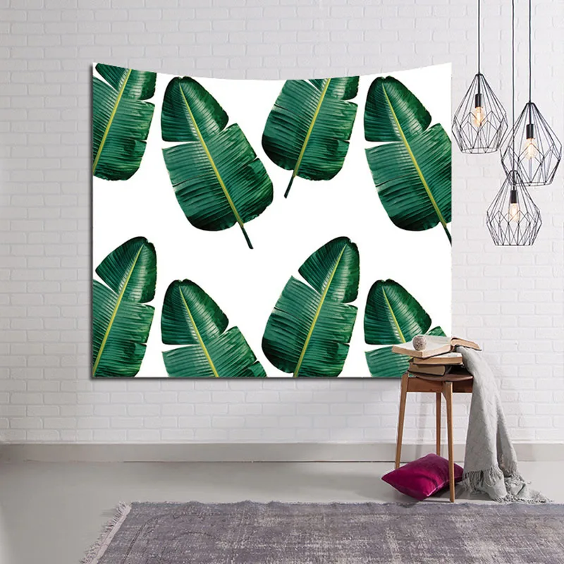 Interesting Natural Tapestry Green Plant Banana Leaf Plaid Geometry Pillow Home Office Polyester 150*130Cm Decoration Sheets
Interesting Natural Tapestry Green Plant Banana Leaf Plaid Geometry Pillow Home Office Polyester 150*130Cm Decoration Sheets
