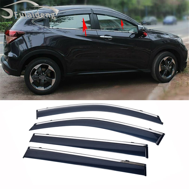 4pcs For Honda Vezel HR-V 2016-2019 Window Visor Deflectors Sun Guard Rain Vent Shield Car Styling Accessories
4pcs For Honda Vezel HR-V 2016-2019 Window Visor Deflectors Sun Guard Rain Vent Shield Car Styling Accessories